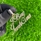 Custom JUNK CARS Letter Diamond iced out Pendant - 2.04 CTW