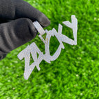 Custom "ZACKY" Letter Diamond Pendant - 3.37 CTW