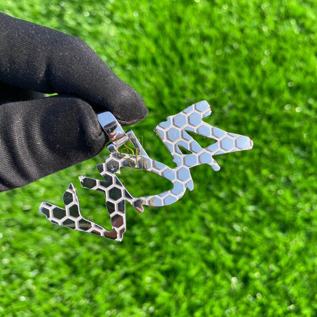 Custom "ZACKY" Letter Diamond Pendant - 3.37 CTW