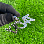Custom "ZACKY" Letter Diamond Pendant - 3.37 CTW