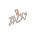 Custom "ZACKY" Letter Diamond Pendant - 3.37 CTW