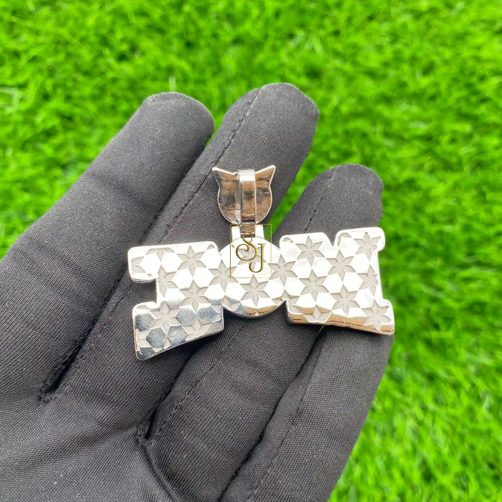 Custom  MOE  Letter Diamond Pendant - 4.4 CTW