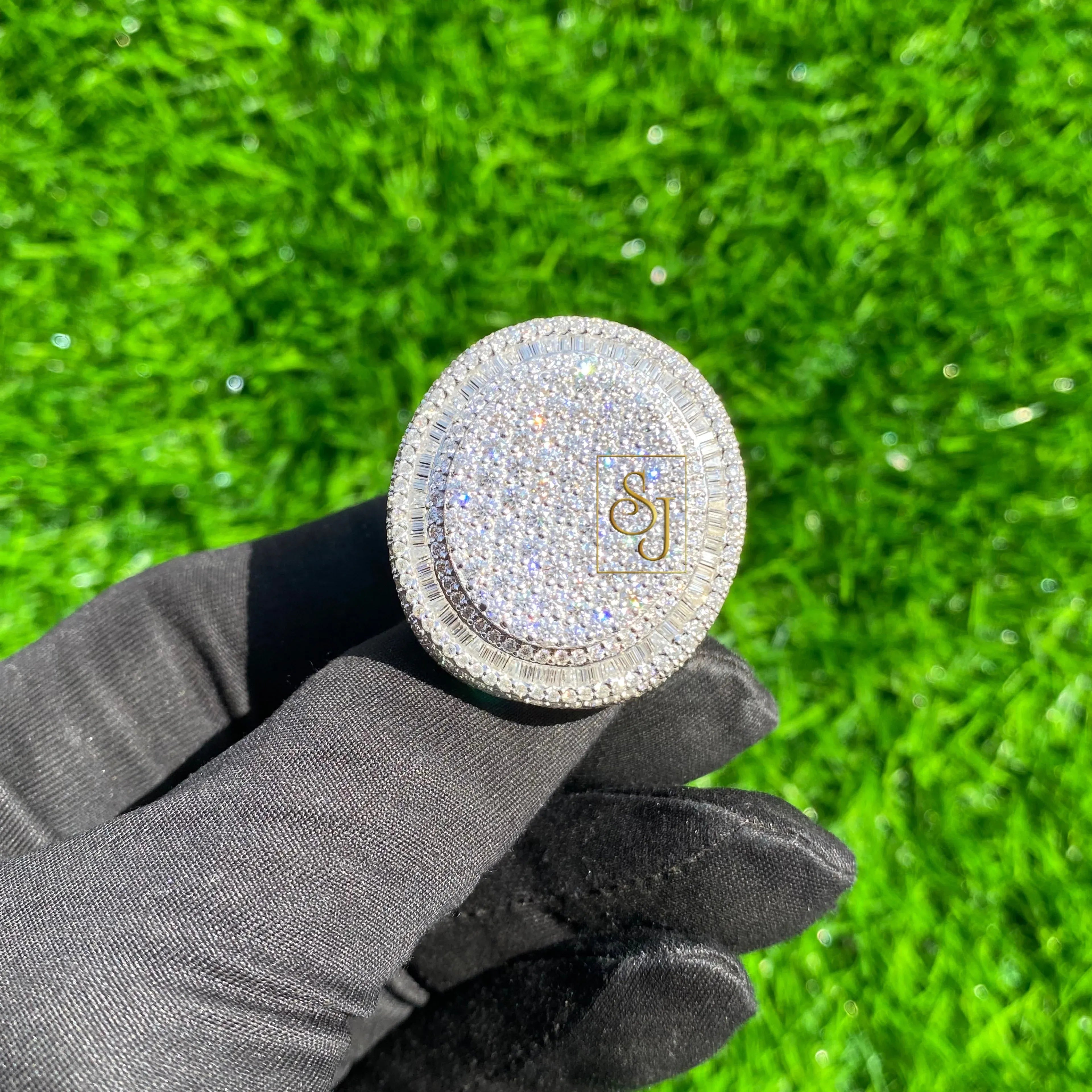 Men’s Diamond Ring 14K Solid Gold