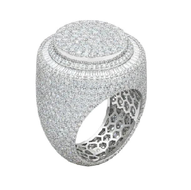 Men’s Diamond Ring 14K Solid Gold