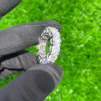 Diamond band 10k Solid Gold
