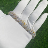 15.5MM Iced Out Diamond Cuban Bracelet