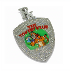 Glow in the Dark Pendant 14K solid gold - 5.81 CTW