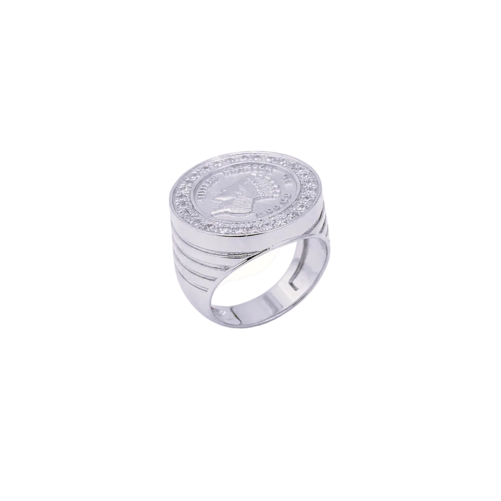 10k solid Gold Queen Statement Ring