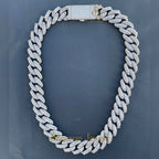 Classy 18MM Icy Baguette Hip Hop Cuban Link Chain for Men