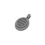 Custom Oval Diamond Pendant 10K Solid Gold - 3.43 CTW