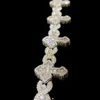 Men's Premium Out CROSS Cuban Link Bracelet