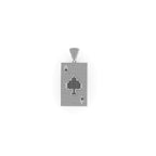 Spade Playing Card Diamond pendant 14k Solid Gold - 2.84 CTW