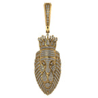 Men's VVS LION Diamond Pendant - 4.50 CTW