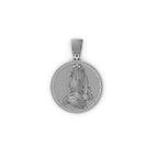 Prayer Hands Diamond Pendant 14k Solid Gold - 4.37 CTW