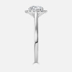 50 Pointer Round Lab Diamond Wedding Solitaire Ring in Gold