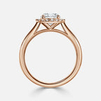 50 Pointer Round Lab Diamond Wedding Solitaire Ring in Gold