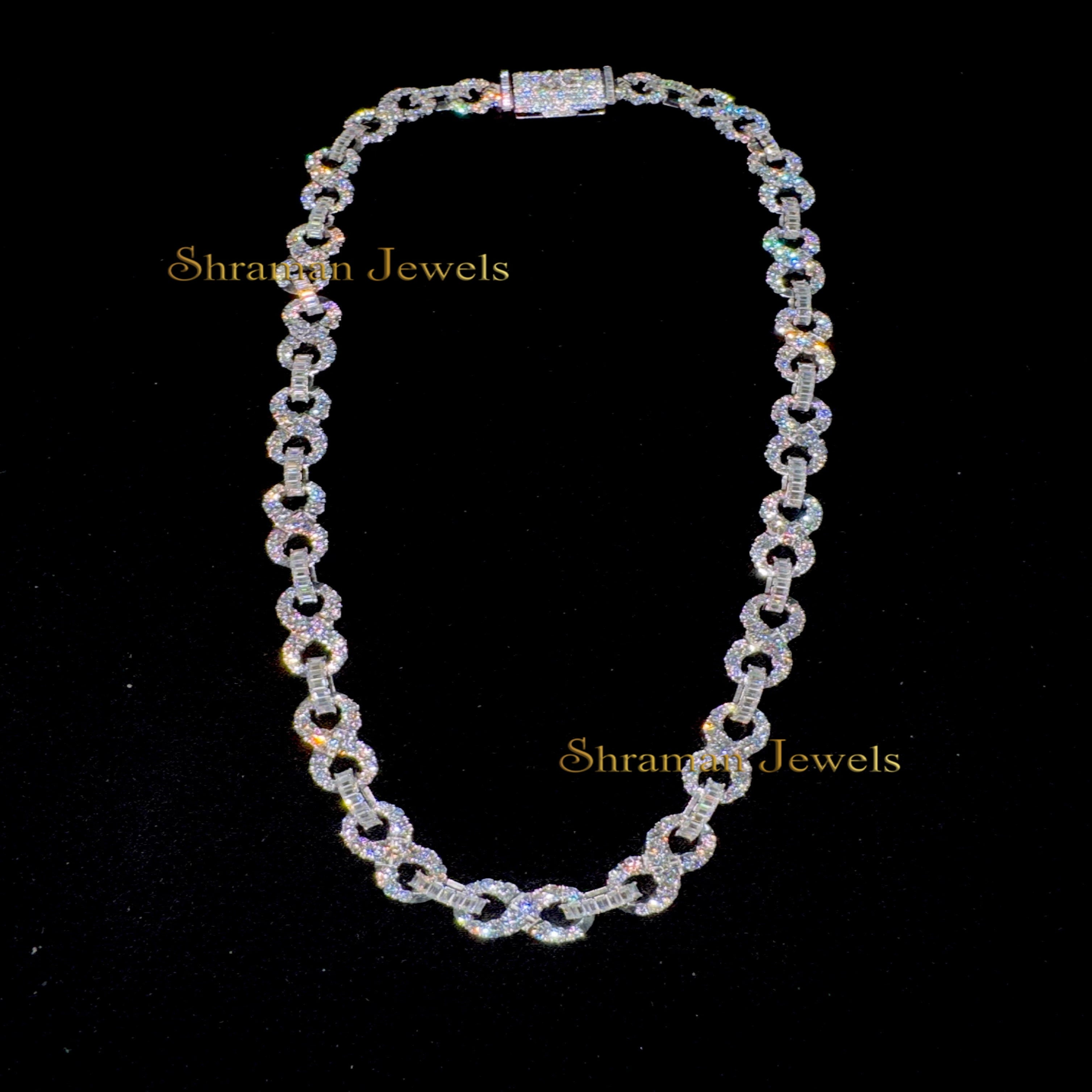 10MM Infinity Baguette Cuban Chain