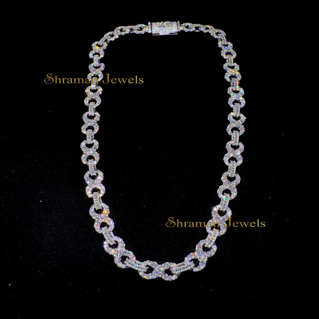10MM Infinity Baguette Cuban Chain