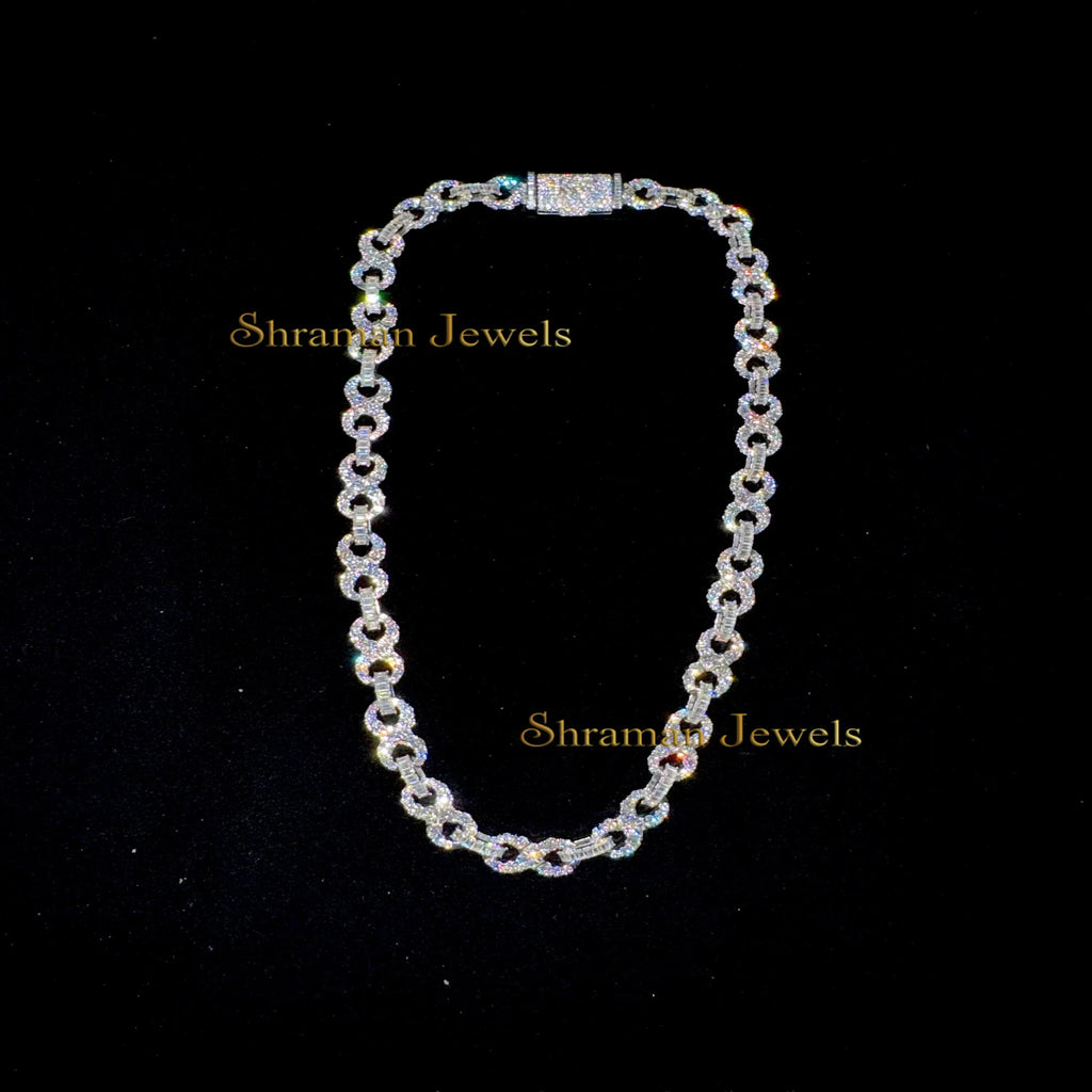 10MM Infinity Baguette Cuban Chain