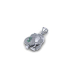 Globe Diamond Pendant 14K Solid Gold - 1.78 CTW