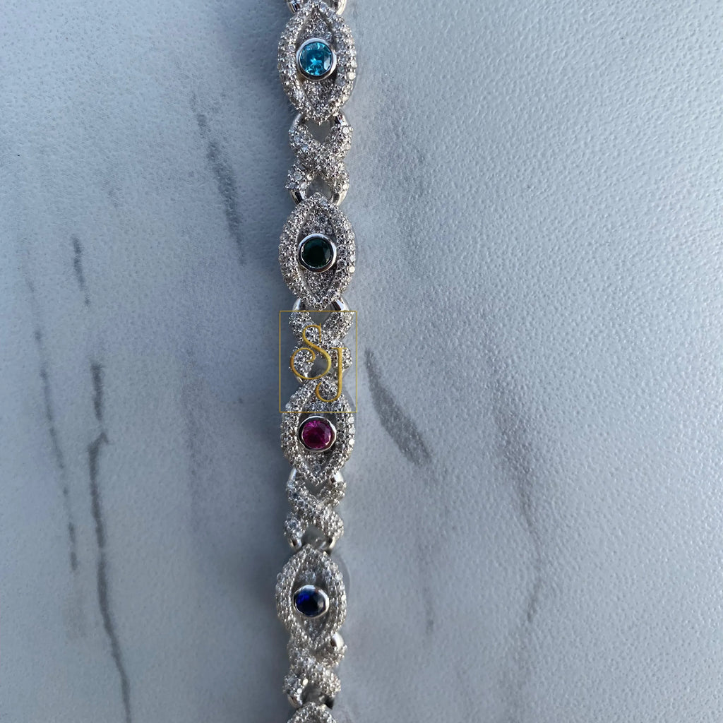 Trending Eye Cuban Link VVS Bracelet