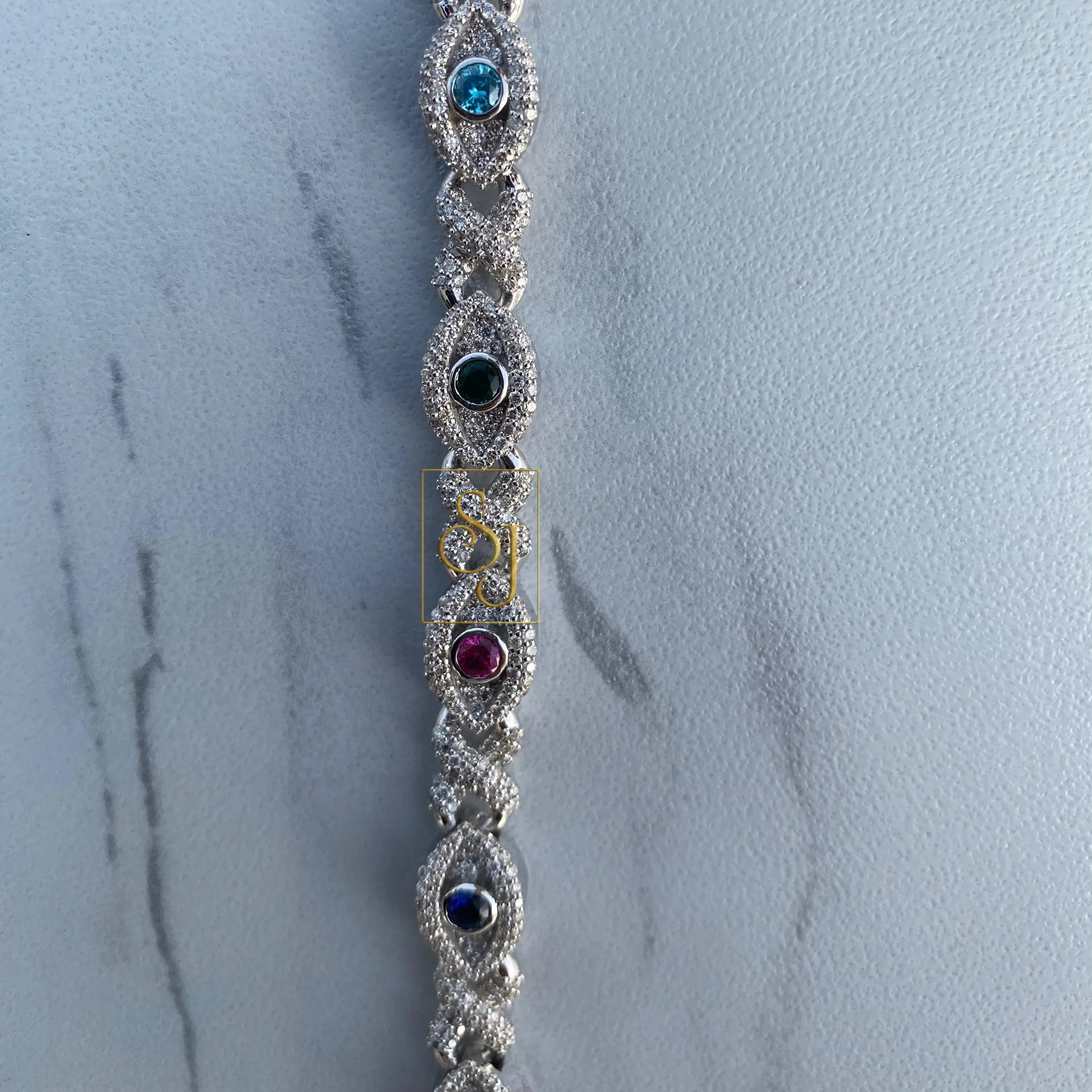 Trending Eye Cuban Link VVS Bracelet