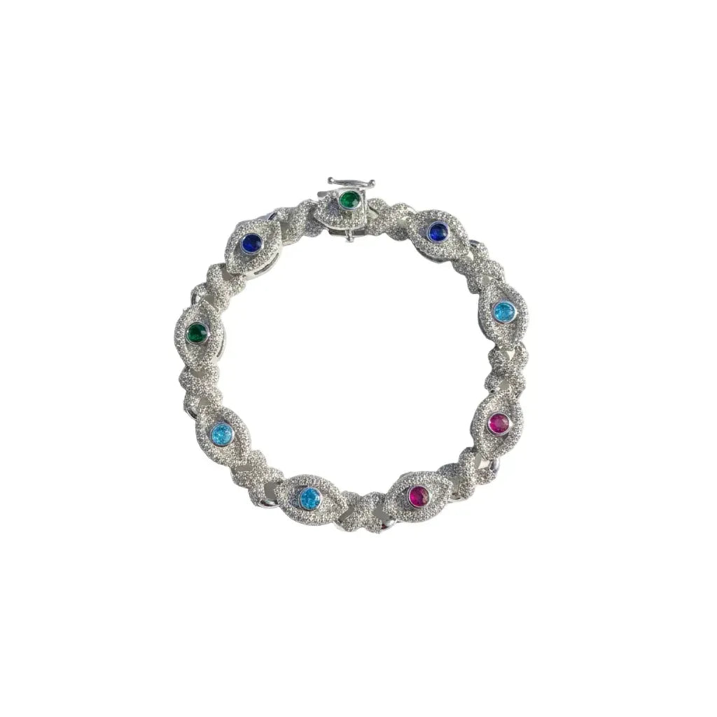 Trending Eye Cuban Link VVS Bracelet