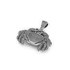 Crab Cancer Zodiac Sign Moissanite 14K solid gold Diamond Pendant - 1.36 CTW