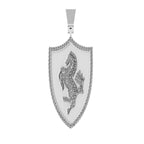 Horse Diamond Pendant 10K Solid Gold - 0.74 CTW