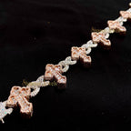 Men's VVS Natural Diamond CROSS Bracelet