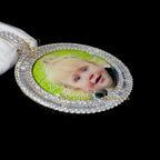 Photo Pendant Necklace | Diamond Pendant - 4.33 CTW
