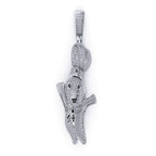 Doughboy Diamond Pendant 10K Solid Gold - 2.09 CTW