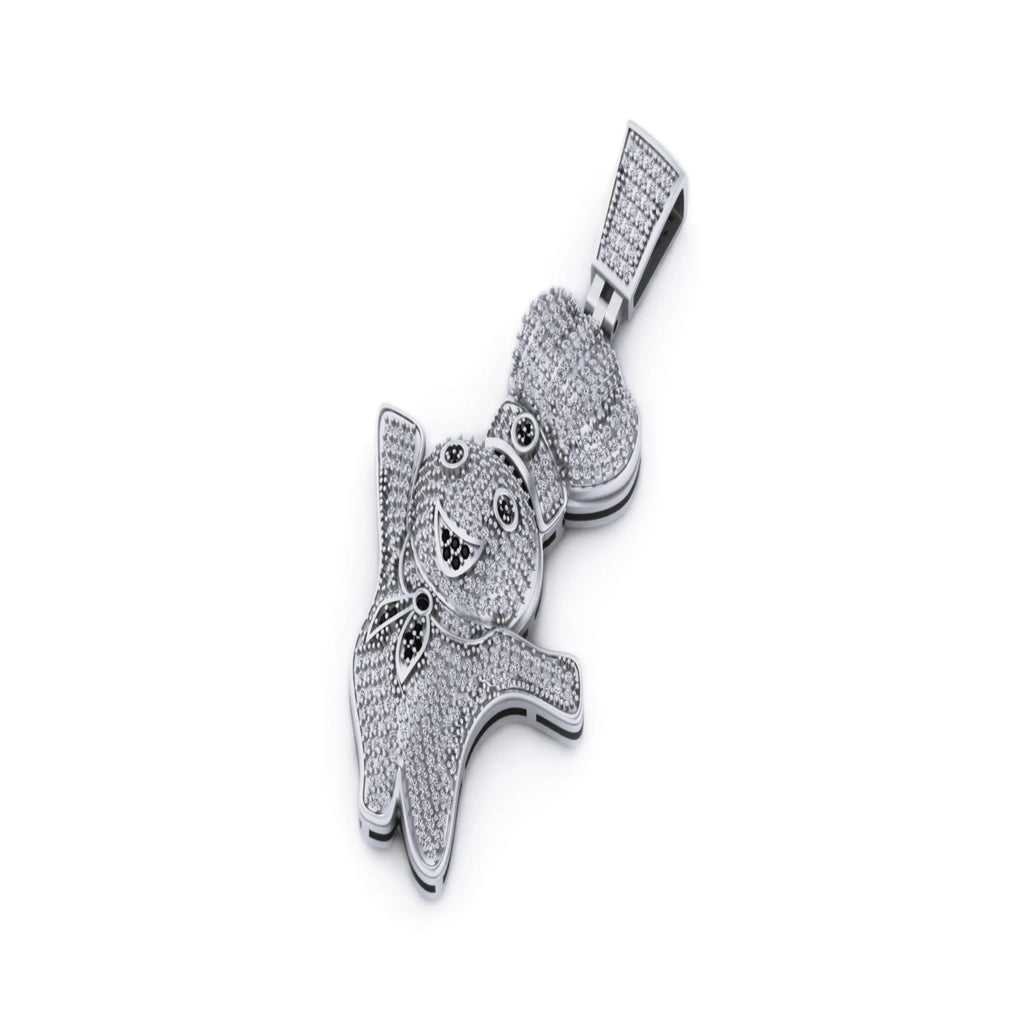 Doughboy Diamond Pendant 10K Solid Gold - 2.09 CTW