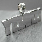 Custom Two Tone Letter Diamond Pendant - 3.55 CTW