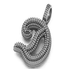 Men's Custom Letter Diamond Pendant - 4.38 CTW
