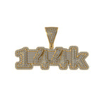 Custom Number VVS Diamond Pendant - 2.62 CTW