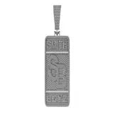 Men's Custom SB Dog Tag Diamond Pendant - 2.98 CTW