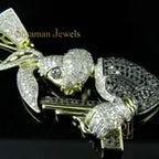 Trending Gangsta Bunny VVS Diamond Pendant - 1.00 CTW