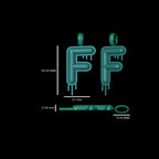 Custom Letter F Natural Diamond Pendant - 3.00 CTW