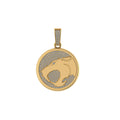 14K solid gold VVS Diamond Thunder Cat Pendant - 1.94 CTW
