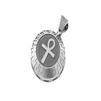 Egyptian ANKH CROSS Moissanite Pendant - 2.13 CTW