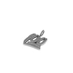 100 emoji Letter Diamond Pendant 14k Solid Gold - 3.20 CTW