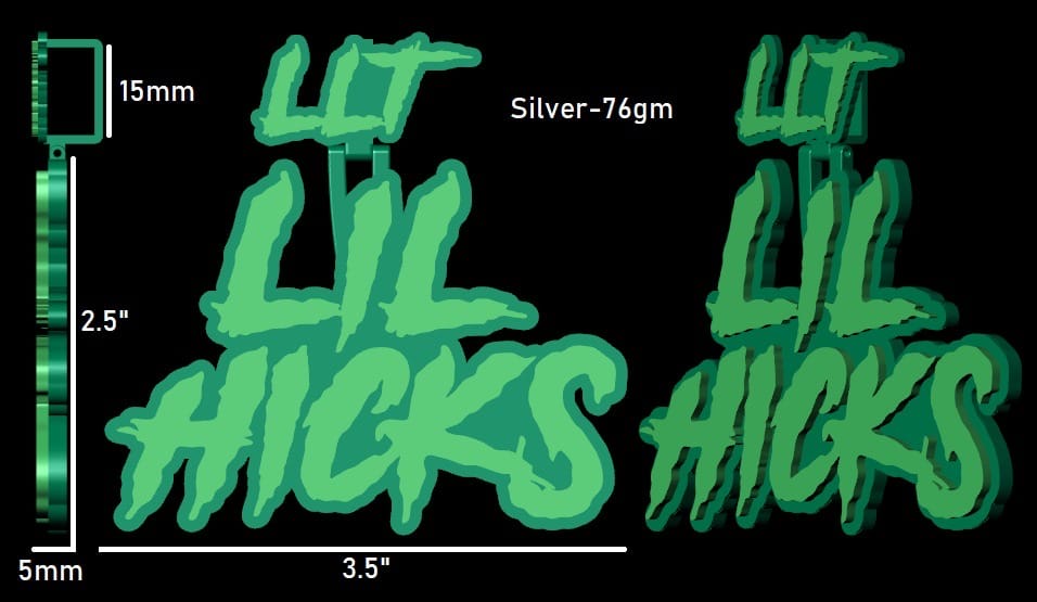 Custom Pendant LIL Hicks