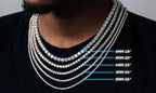 5MM Round Moissanite Diamond Tennis Chain