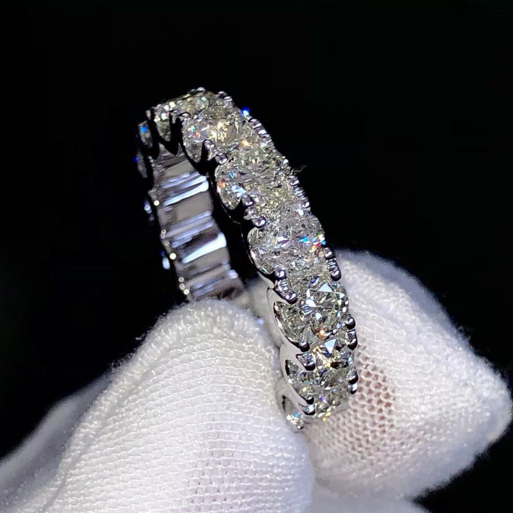 Diamond Ring 14k Solid Gold  - 4.05 CTW