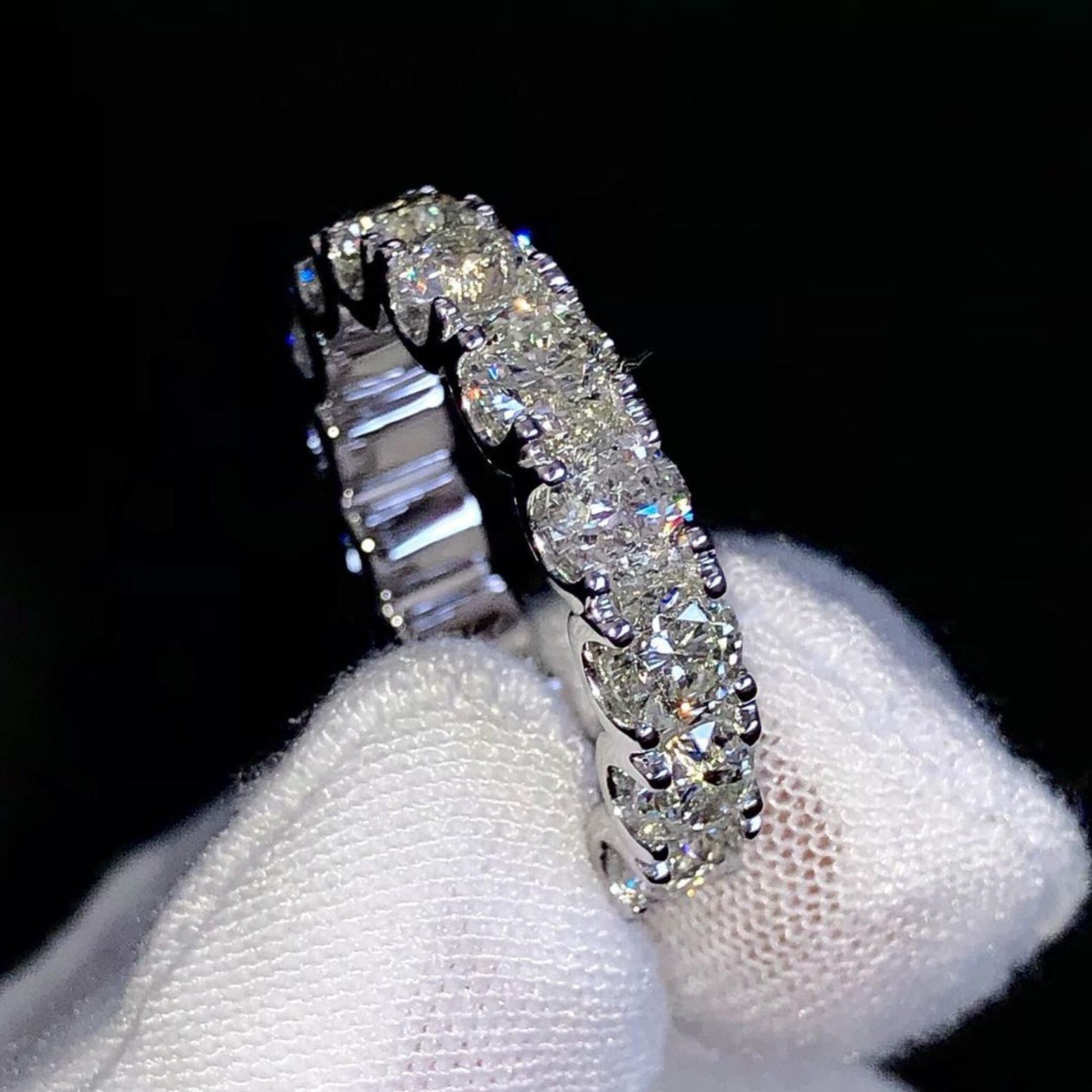 Diamond Ring 14k Solid Gold  - 4.05 CTW