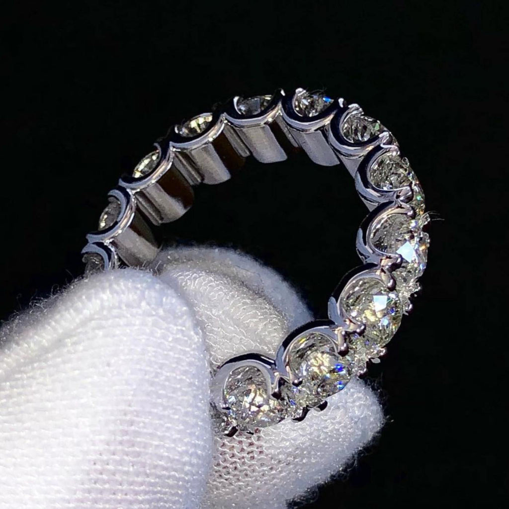 Diamond Ring 14k Solid Gold  - 4.05 CTW