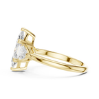2.60 CT VVS1 D Color Marquise Cut Three Stone Diamond Engagement Ring