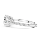 1.96 CT D Color VVS1 Heart Cut Diamond Ring in 14K Yellow Gold