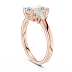 IGI Certified Lab Grown Diamond Emerald Cut Ring, Valentine's Day Gift